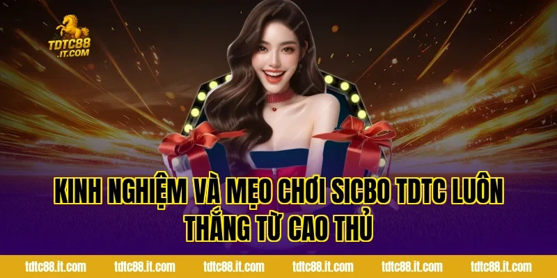 Sicbo TDTC – Hướng Dẫn Chơi Tài Xỉu Chi Tiết Và An Toàn 4 Kinh nghiệm và mẹo chơi Sicbo TDTC luôn thắng từ cao thủ